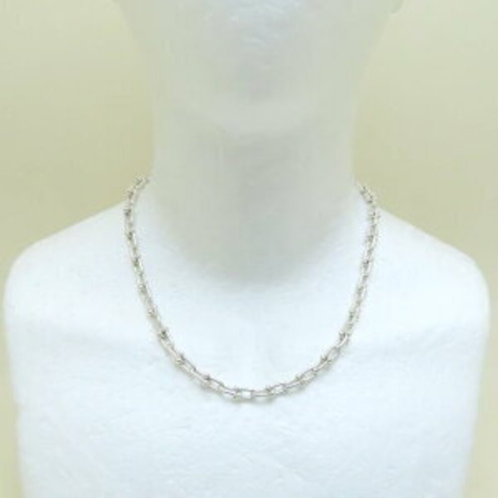 TIFFANY Co HardWear Link Necklace Sterling Silver